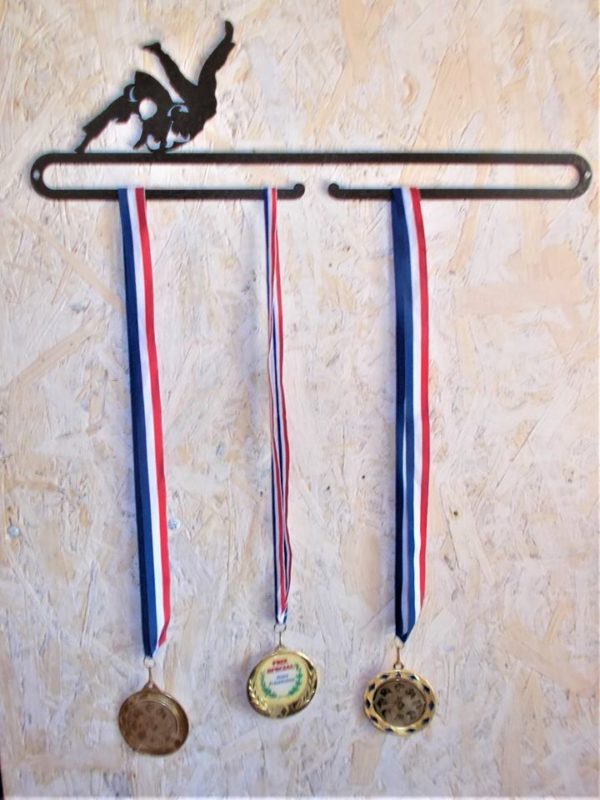 Médailles en Acier Inoxydable Porte-Médailles de Sport Médailles